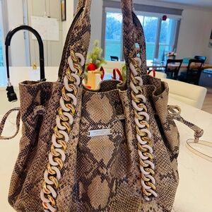 Michael Kors Snakeskin-print Luxary Tote